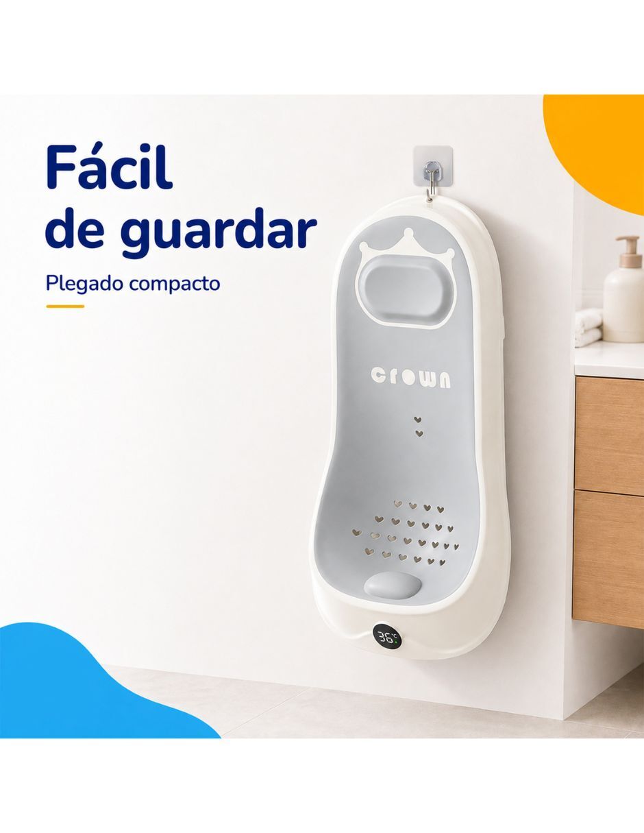 Tina de baño para bebé de plástico 8