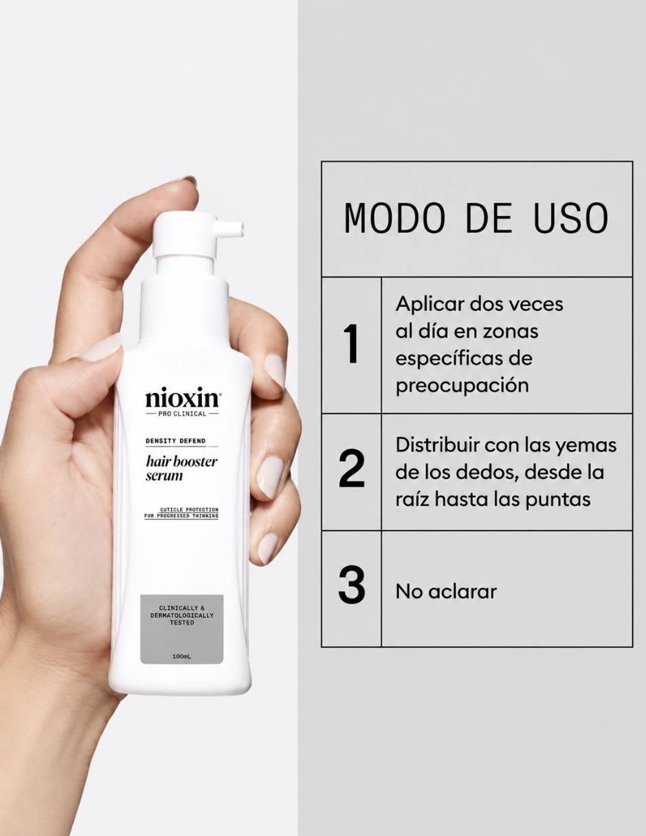 Sérum anticaída para cuero cabelludo Hair Booster Tratamiento para cuero cabelludo y cabello 100 ml 3