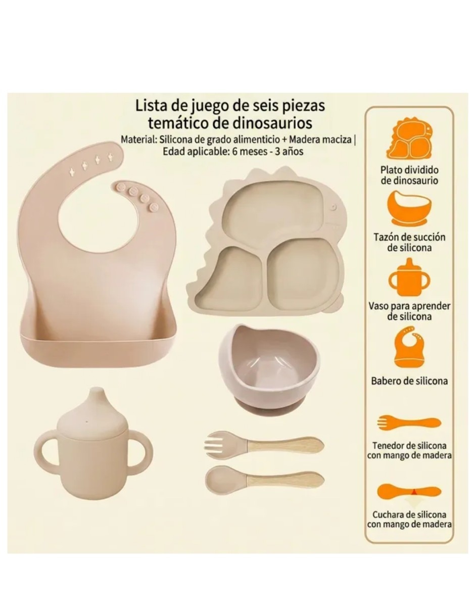 Set alimentación friends de 6 piezas