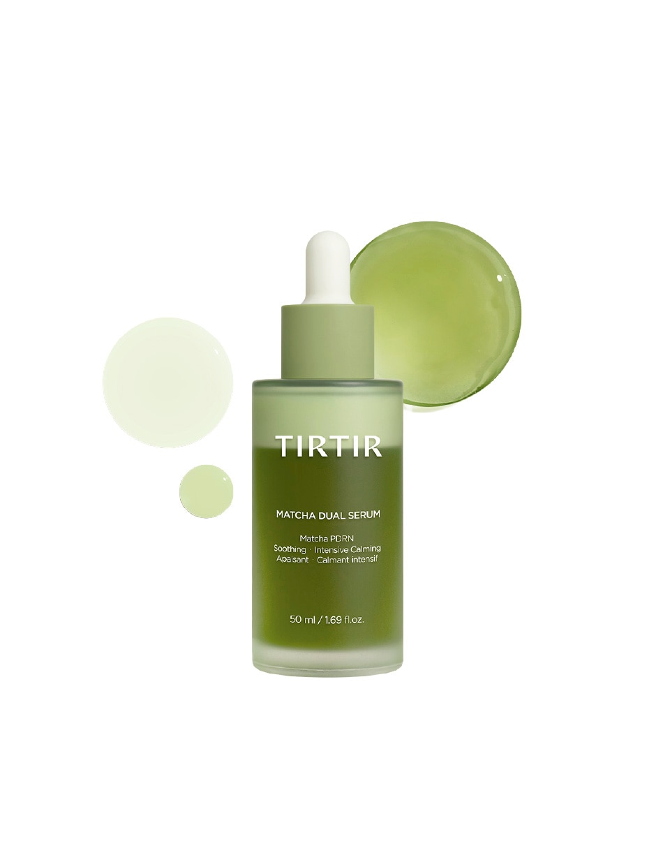 Sérum antioxidante para/de Facial MATCHA DUAL SERUM beneficiods TIRTIR de piel Todo tipo piel