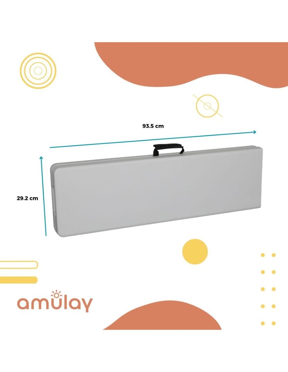 Banco antideslizante de Aluminio