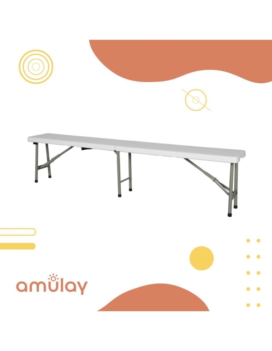 Banco antideslizante de Aluminio