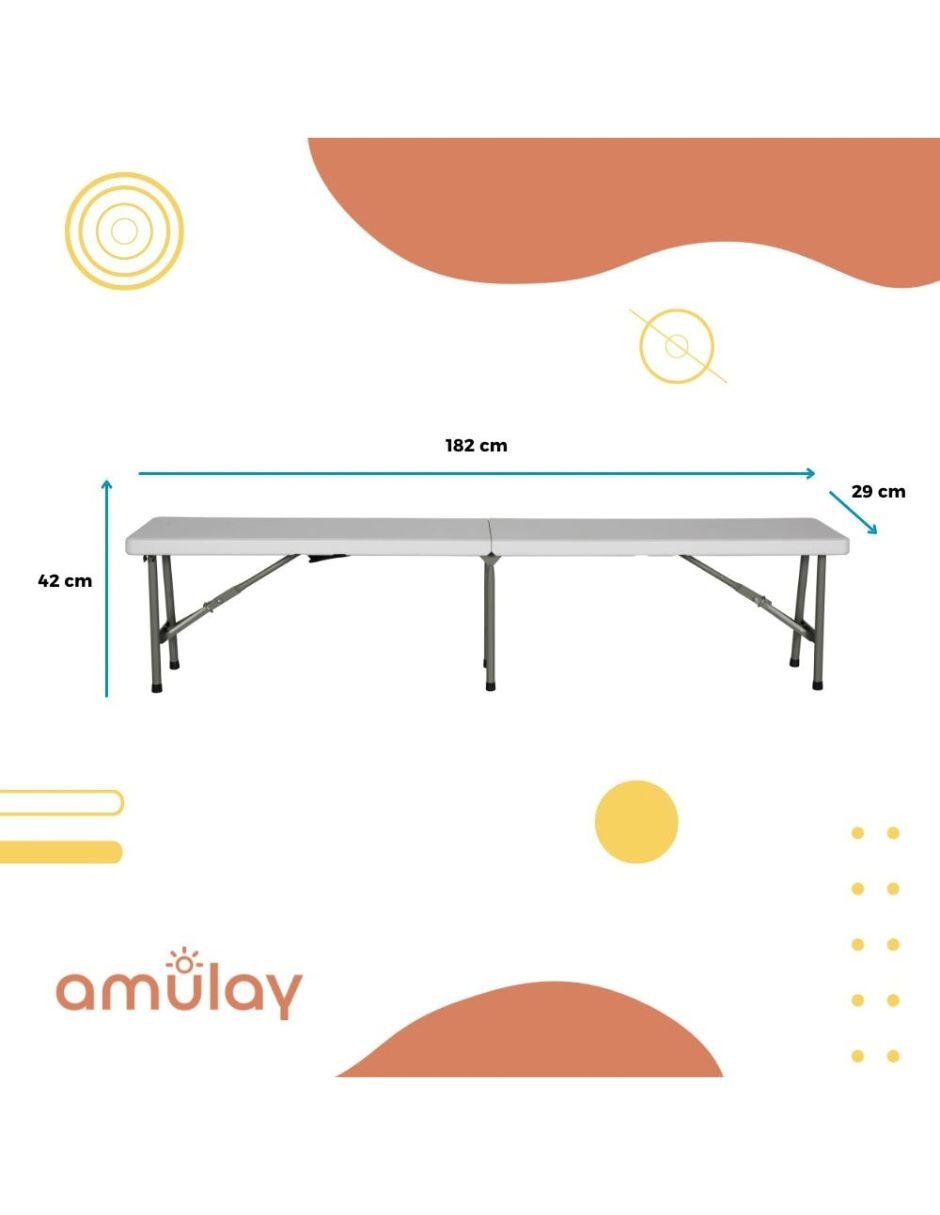 Banco antideslizante de Aluminio 5
