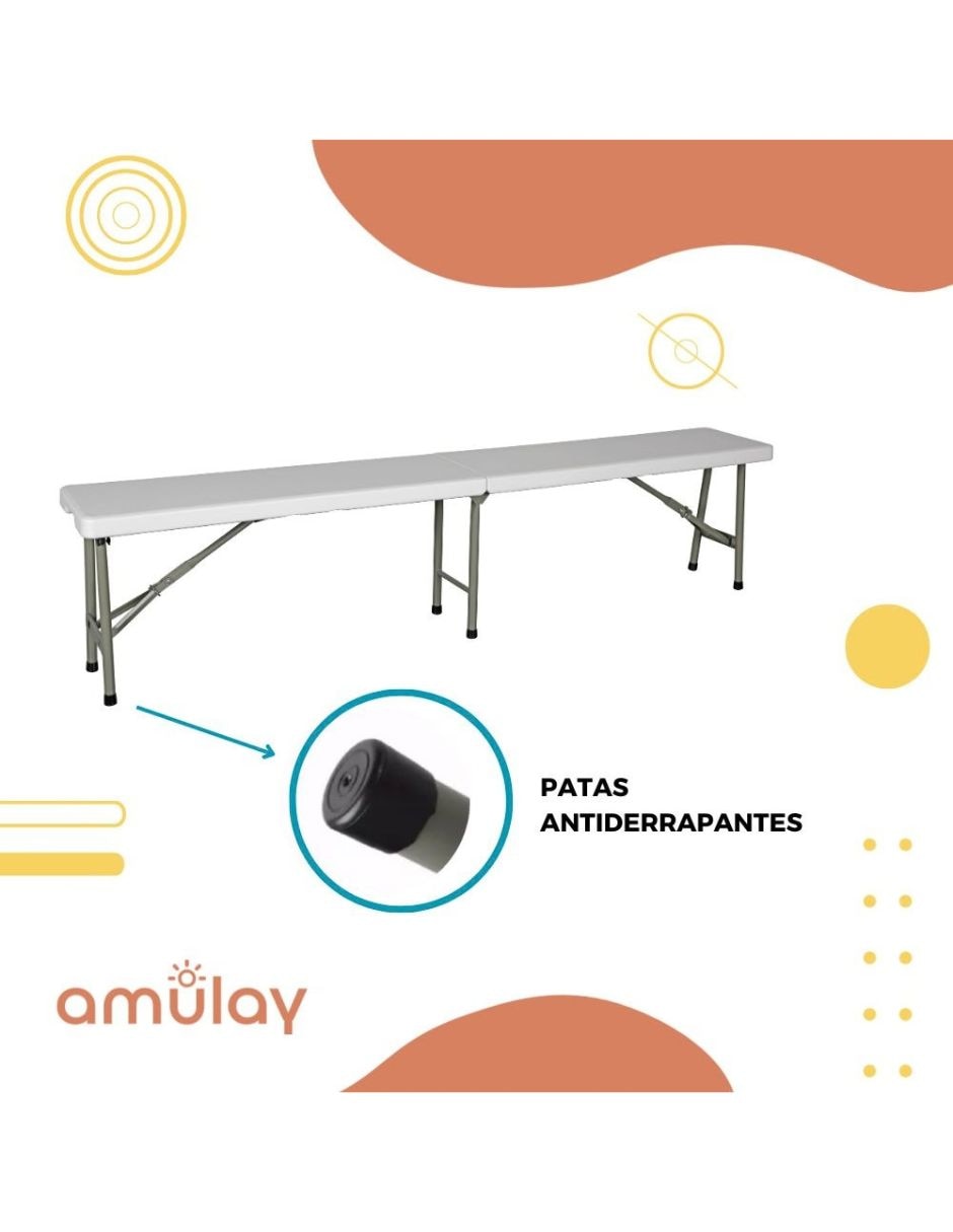 Banco antideslizante de Aluminio 6
