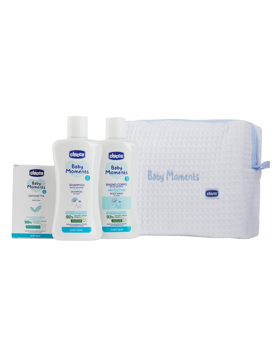 Set baño Chicco Baby Moments 3 piezas para Set baño Chicco Baby Moments 3 piezas para