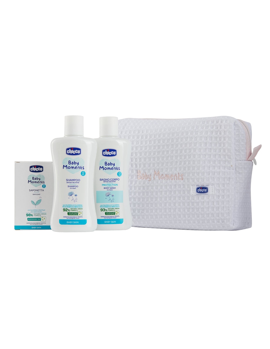 Set baño Chicco Baby Moments 3 piezas para Set baño Chicco Baby Moments 3 piezas para