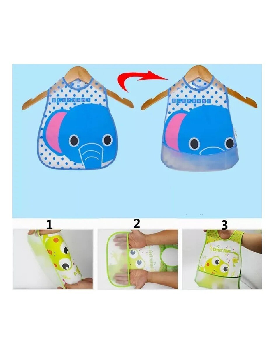 Set babero No aplica estampado Diferentes diseños de Plástico 10 piezas (si aplica) 2