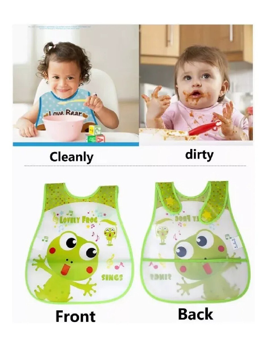 Set babero No aplica estampado Diferentes diseños de Plástico 10 piezas (si aplica) 3