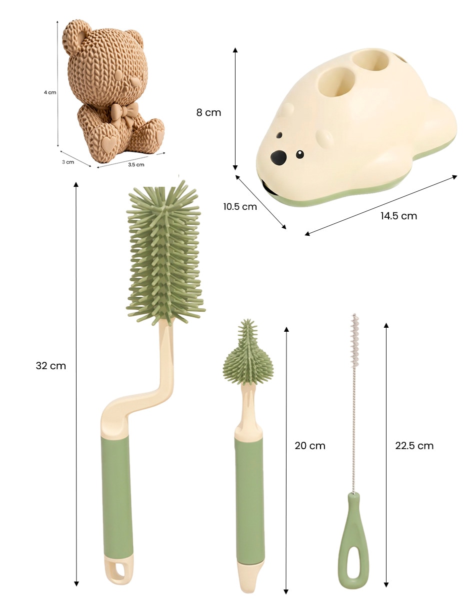 Cepillo para biberones con cerdas Suaves 5