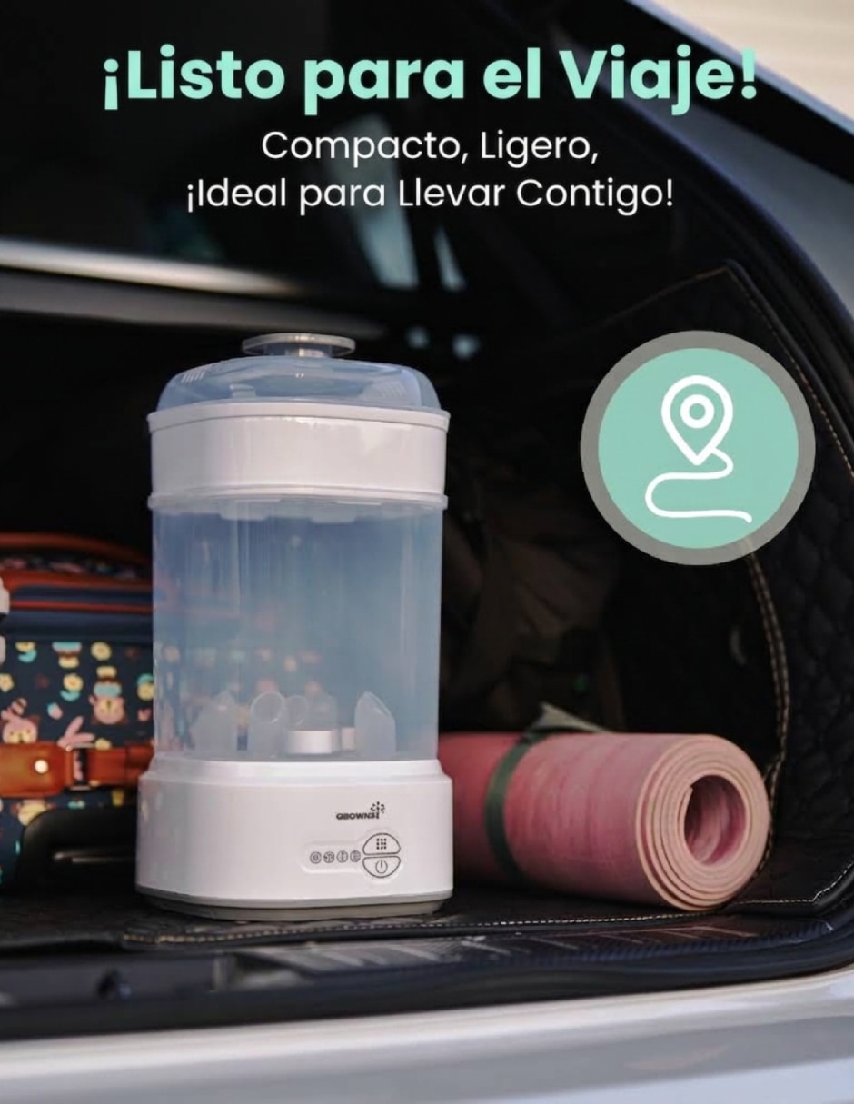 Esterilizador eléctrico Esterilizador y Secado 5 botellas 7