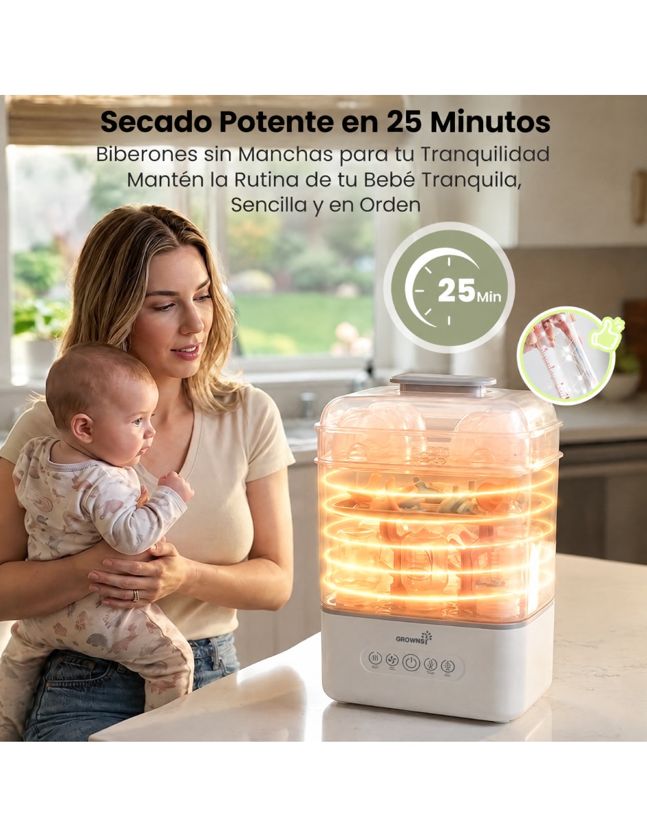 Esterilizador eléctrico 932 10 botellas 4