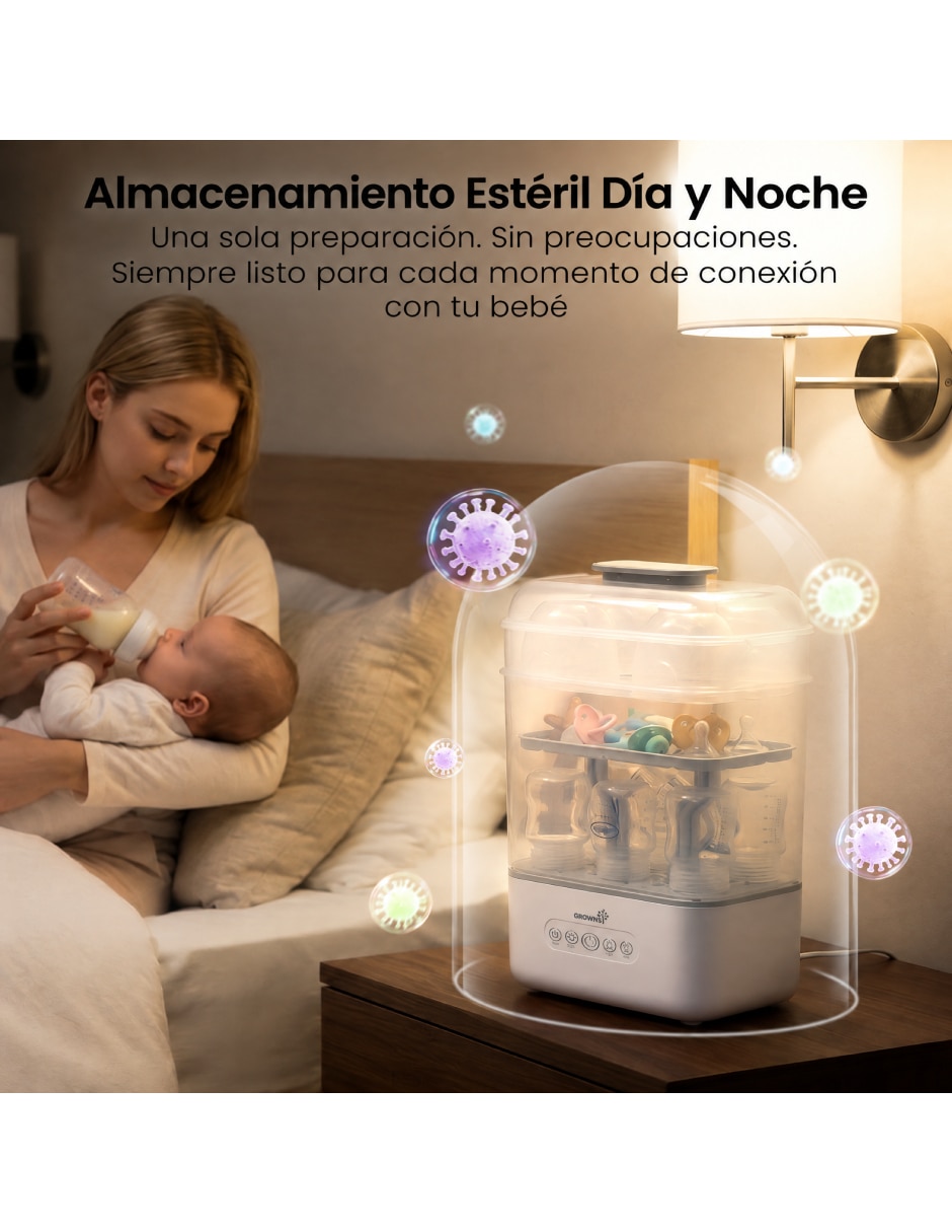 Esterilizador eléctrico 932 10 botellas 6