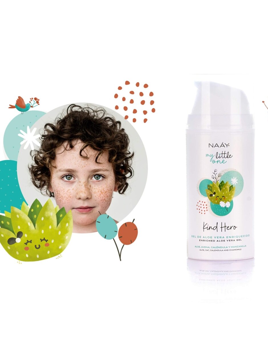 Pomadas bebe Gel de aloe vera enriquecido 3