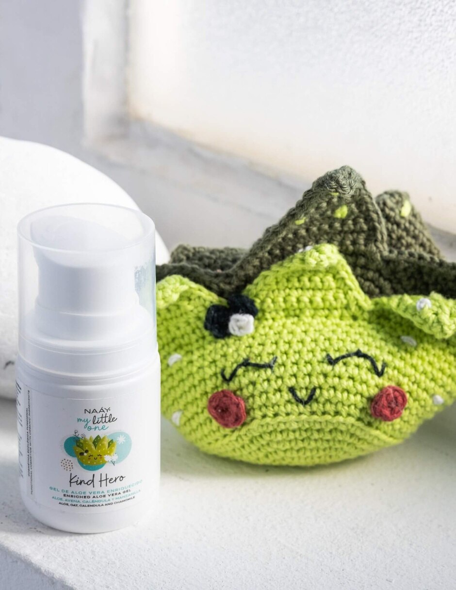 Pomadas bebe Gel de aloe vera enriquecido 4