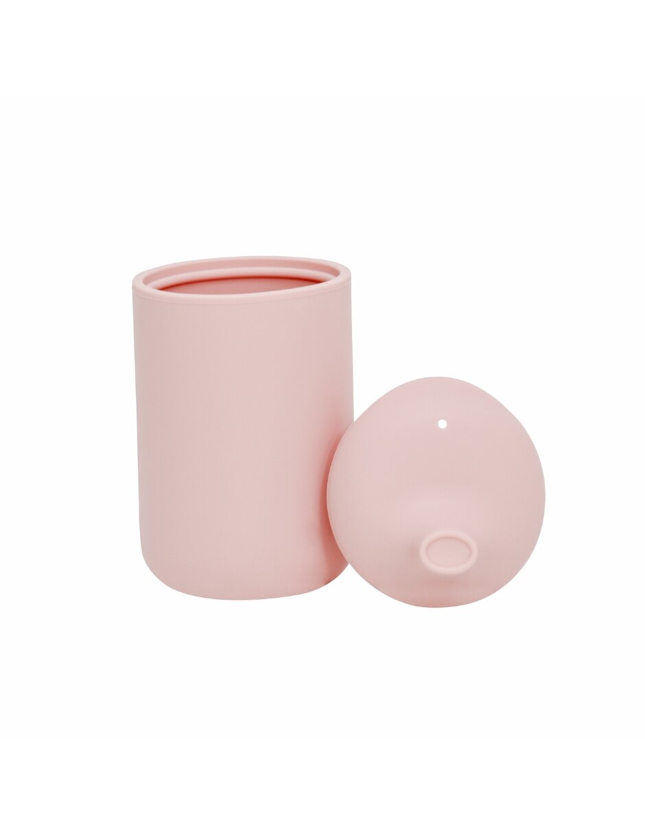 Vaso con tapa y popote de silicón 4