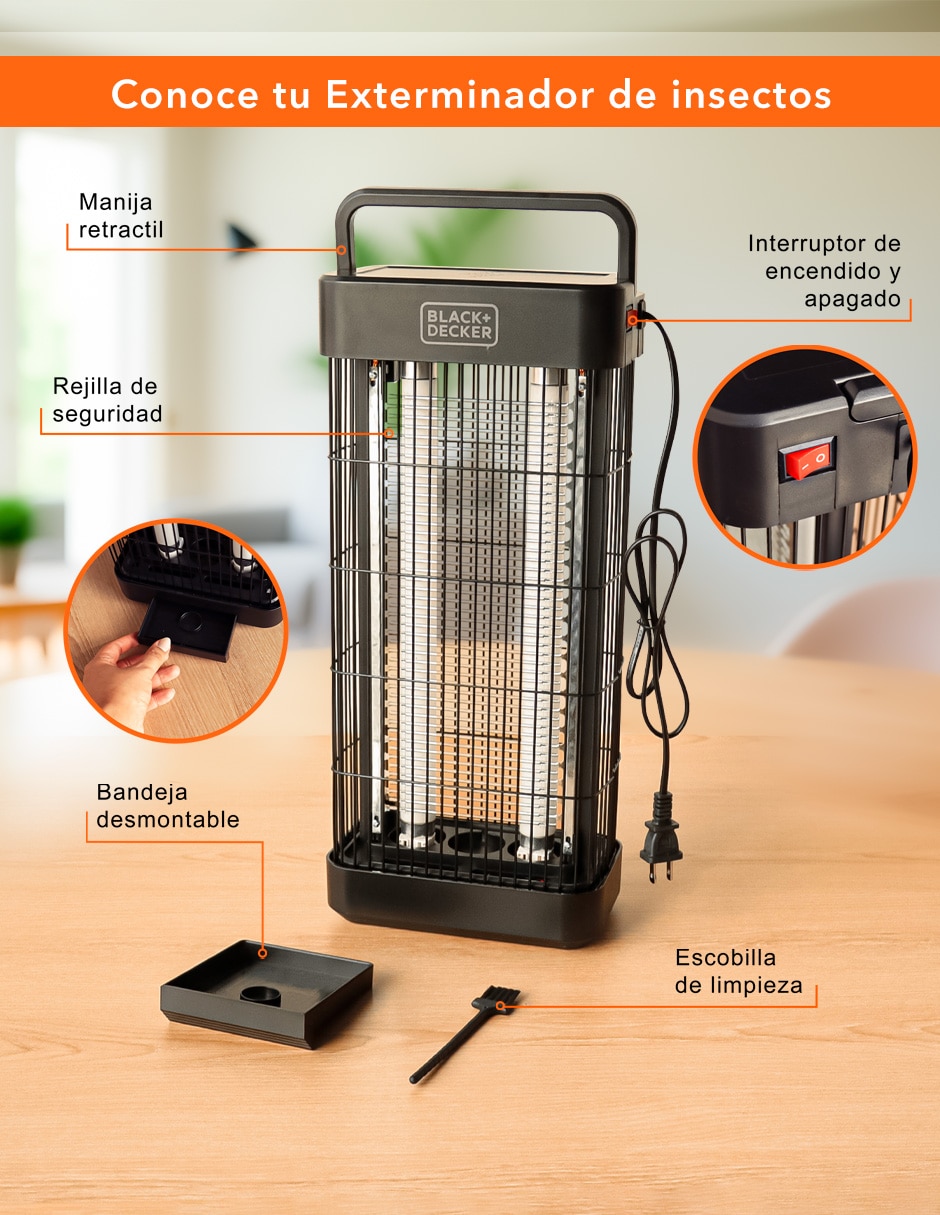 Lámpara repelente de insectos de 100 V - 120 V 3