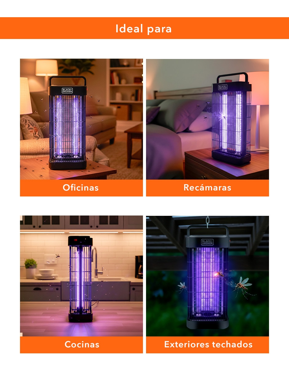Lámpara repelente de insectos de 100 V - 120 V 7