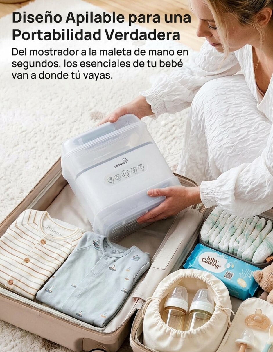 Esterilizador eléctrico 933 8 botellas 3