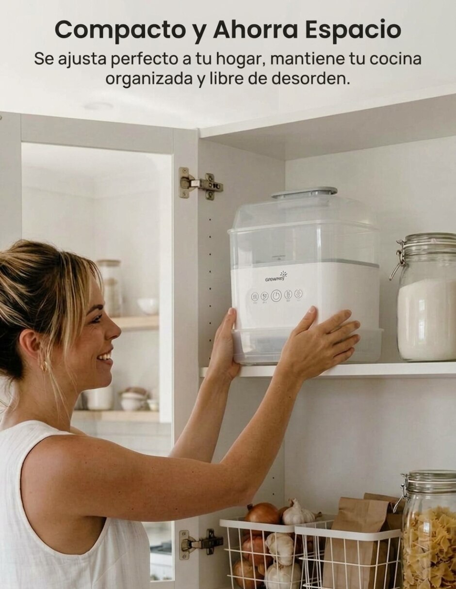 Esterilizador eléctrico 933 8 botellas 4