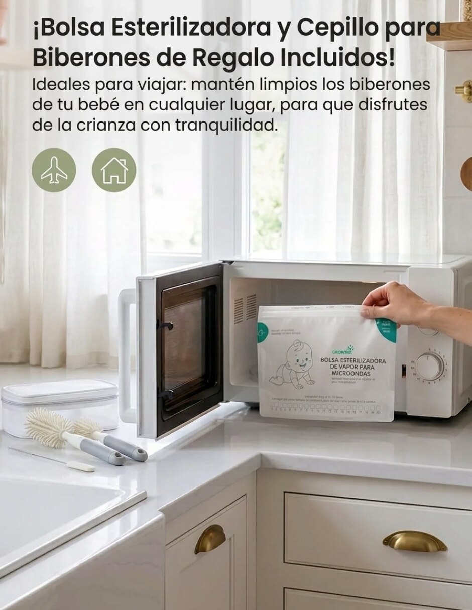Esterilizador eléctrico 933 8 botellas 7