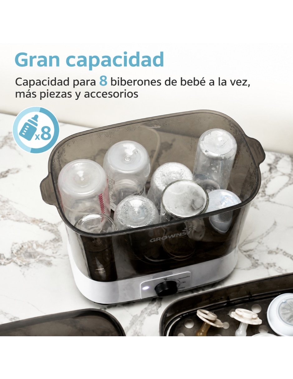 Esterilizador eléctrico 706 8 botellas 5