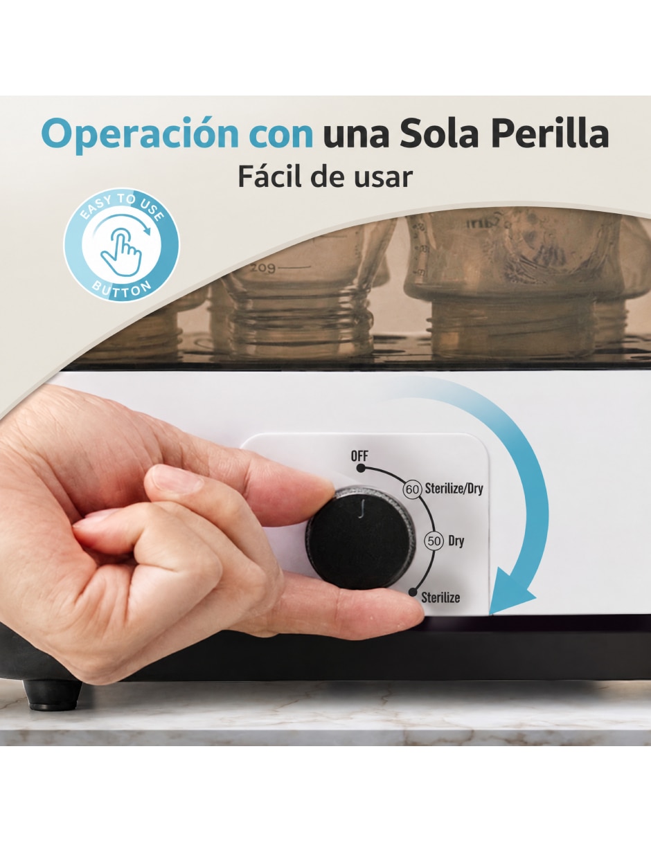 Esterilizador eléctrico 706 8 botellas 6