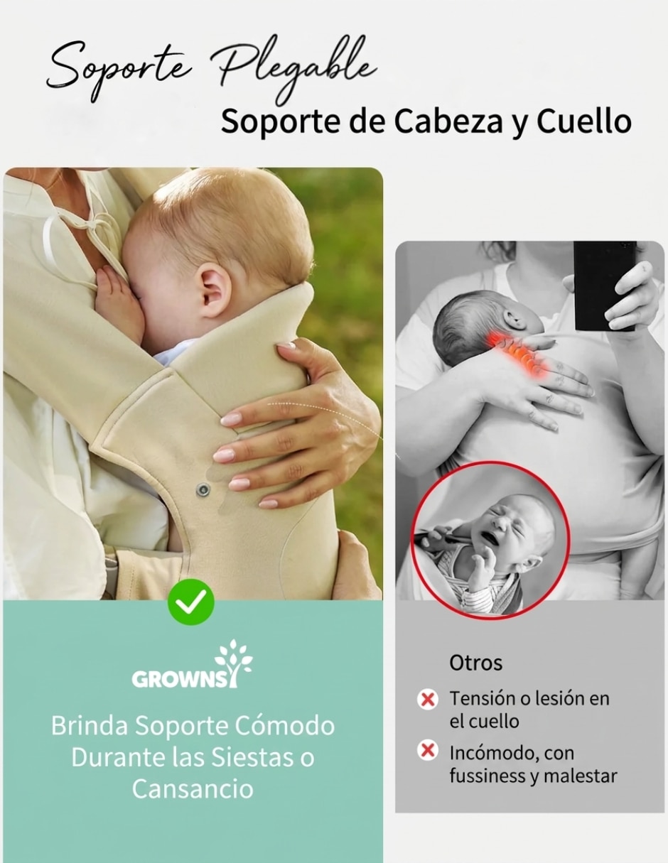 Canguro 0 - 4 años 0 a 15 kg Arnés 6