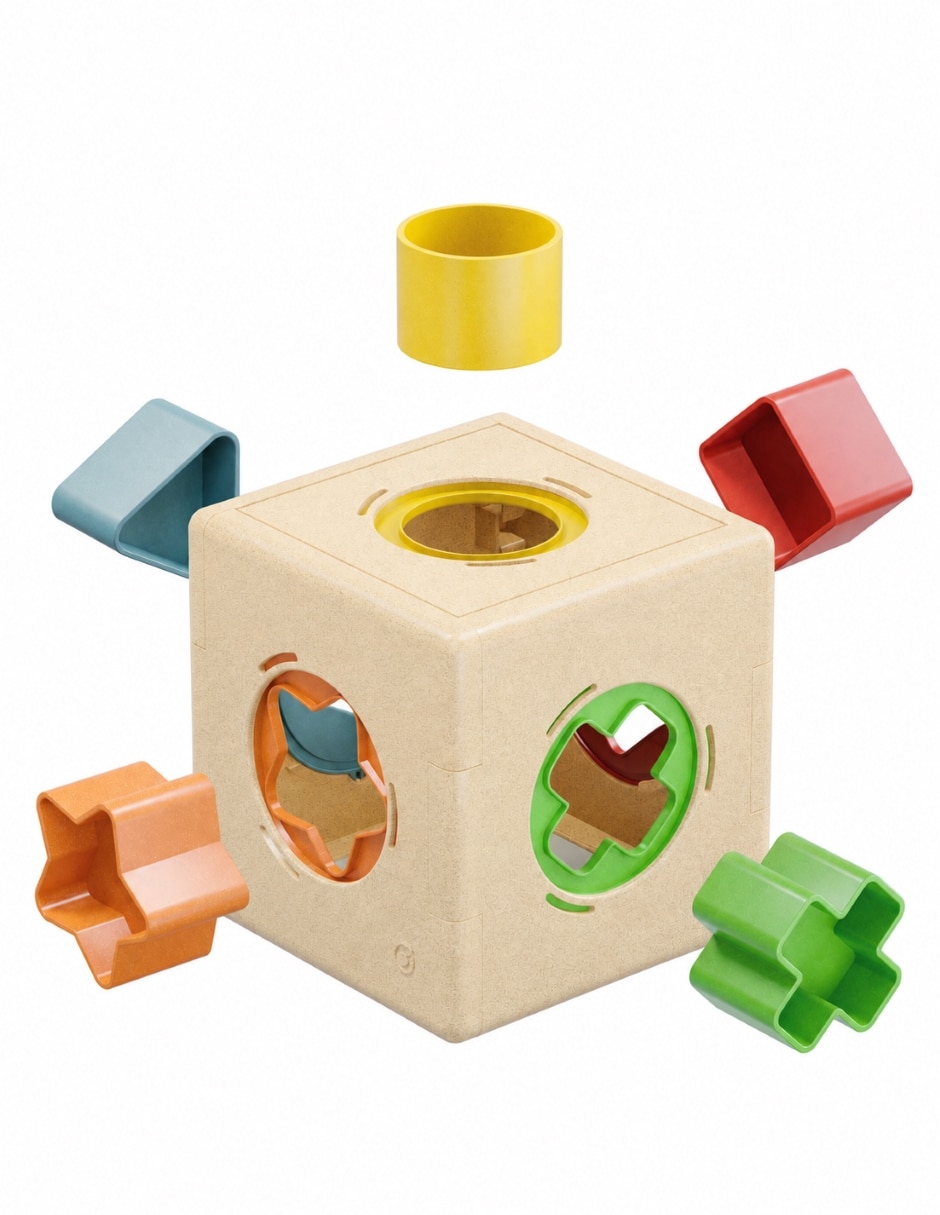 Kubo Shape Eco PlayBio juego Didáctico para bebé