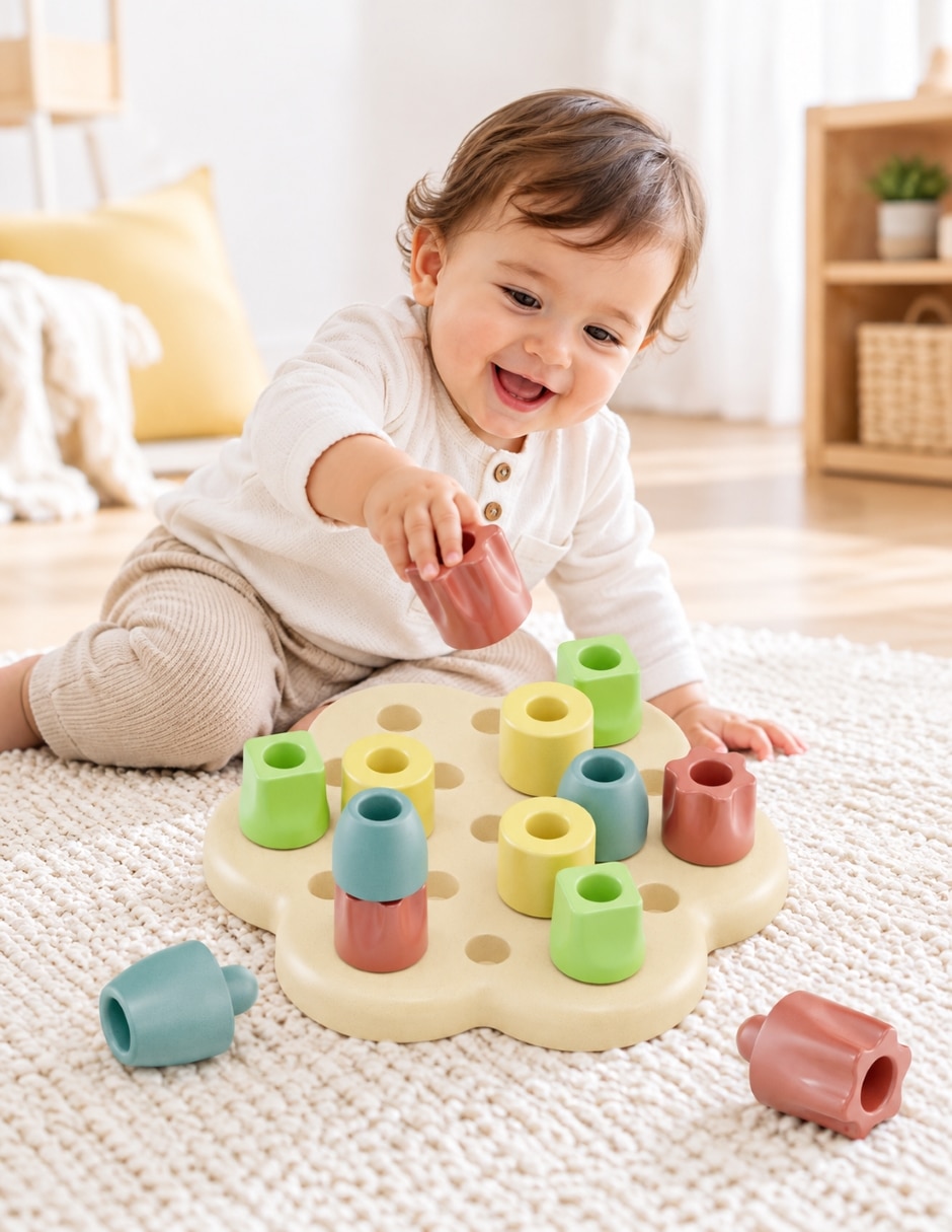 Chunky Peggy Bio PlayBio juego Didáctico para bebé