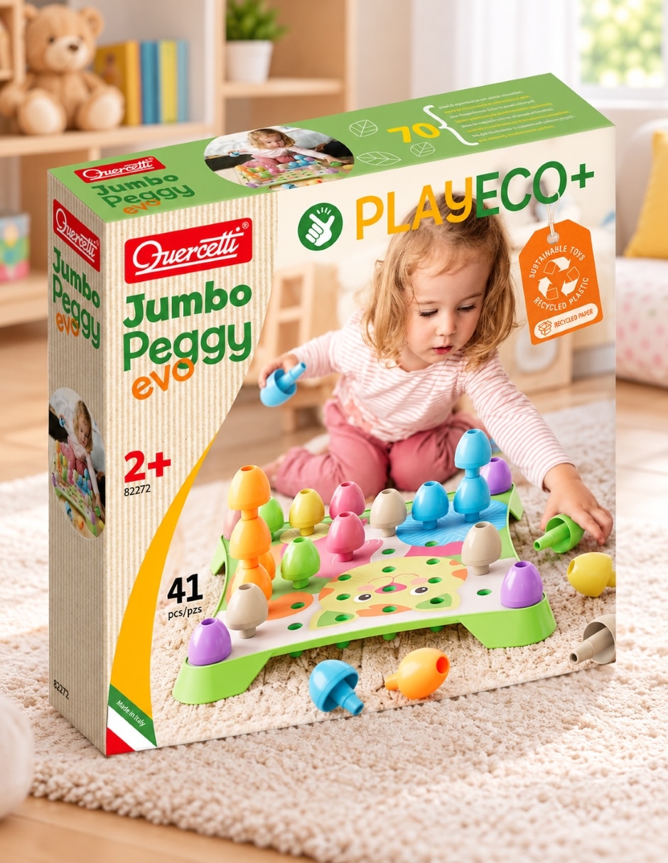 Juguete Tablero Jumbo Peggy evo PlayEco+ juego Didáctico para Infantil 5