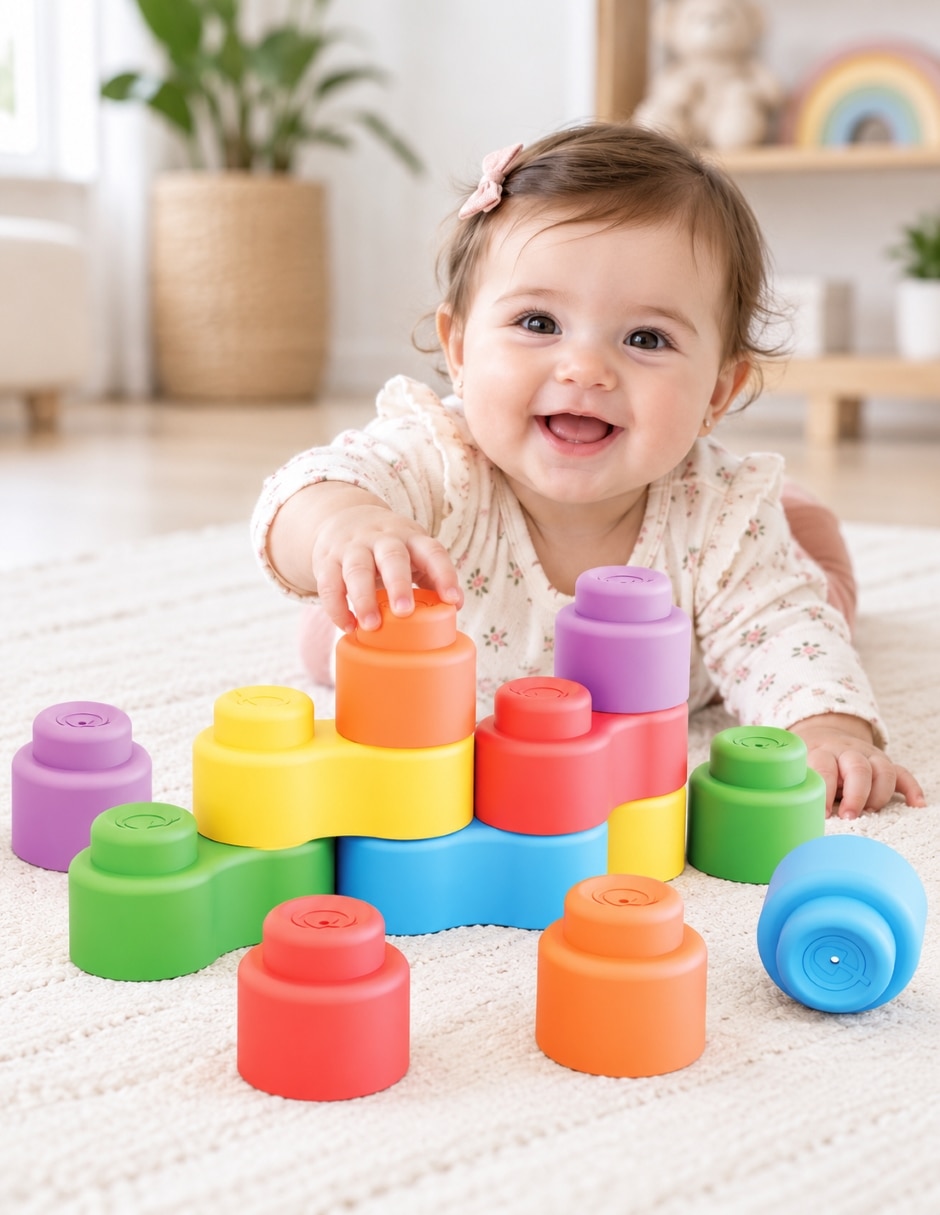 Momy Soft 12 - Set Sensorial de 12 Piezas para Bebés de 6 a 36 Meses juego Didáctico 5