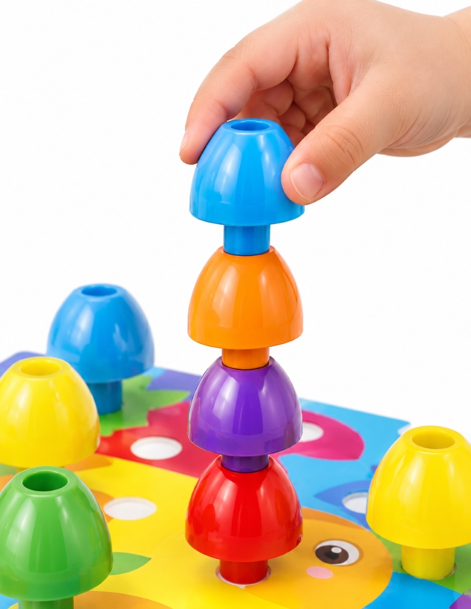 Jumbo Peggy Juguete Educativo de Construcción y Mosaicos juego didáctico 7