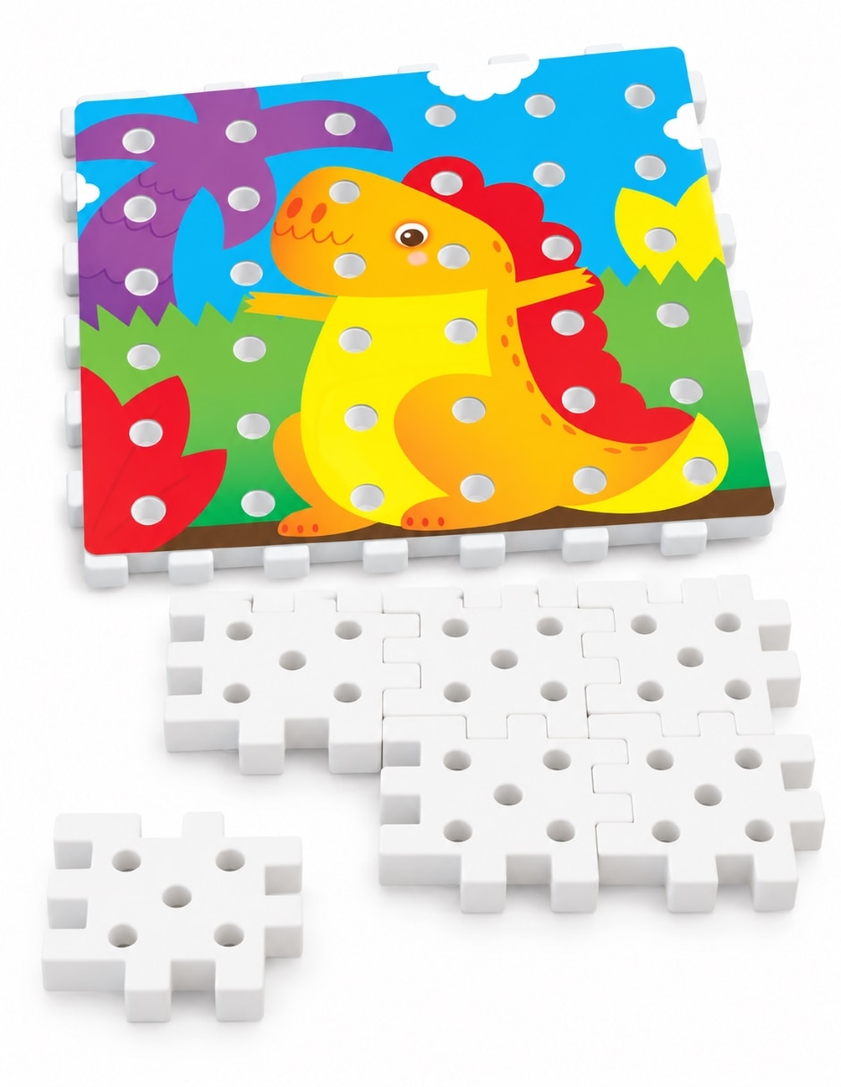 Jumbo Peggy Juguete Educativo de Construcción y Mosaicos juego didáctico 3
