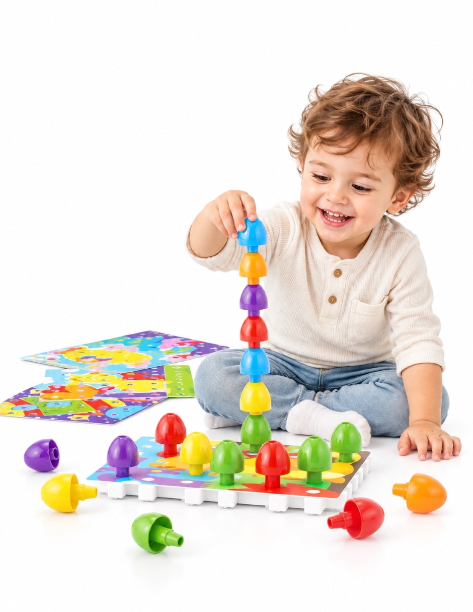 Jumbo Peggy Juguete Educativo de Construcción y Mosaicos juego didáctico 4