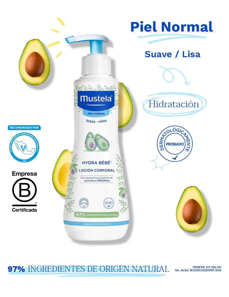 Loción Mustela unisex