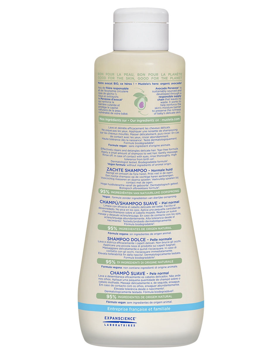 Mustela shampoo suave piel normal 500ml