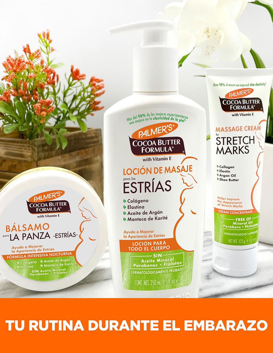 Crema para cuerpo recomendada para prevenir la aparición de estrías día y noche para todo tipo piel 8