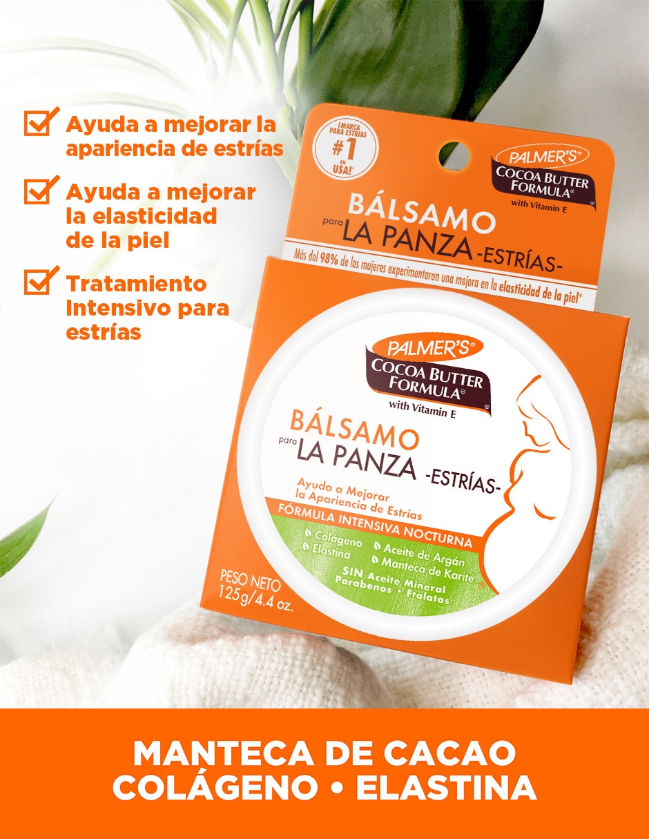 Bálsamo Palmer's aroma cacao de 125 g