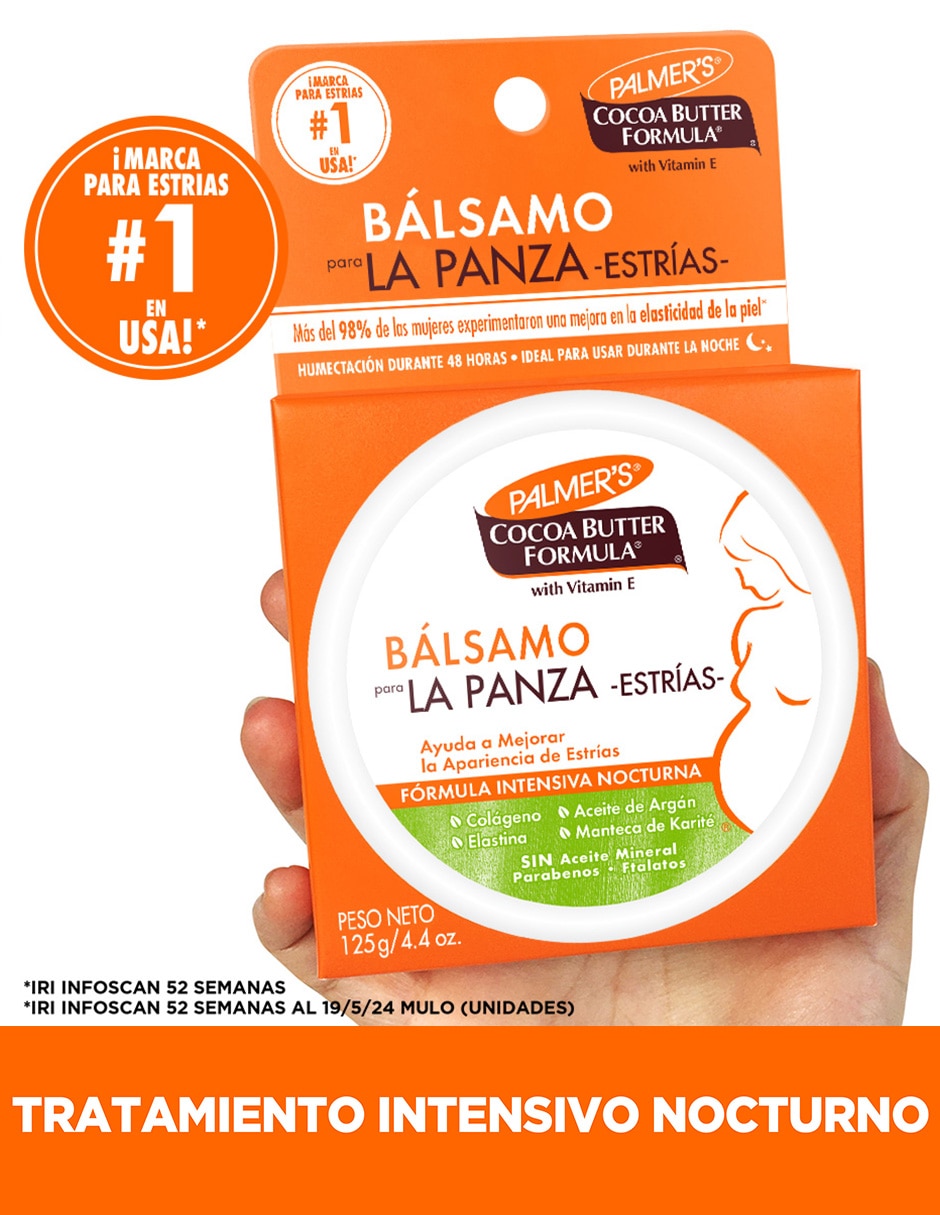 Bálsamo Palmer's aroma cacao de 125 g