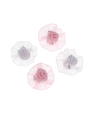 Set de 4 moños para cabello 1